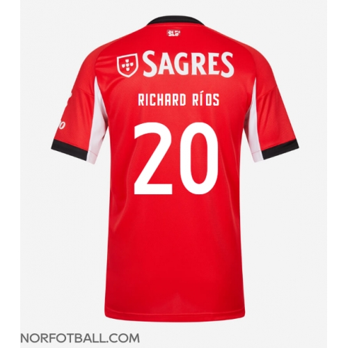 Billige Fotballdrakt Benfica Richard Rios #20 Replika Hjemmedrakt 2025-26 Kortermet Billige Fotballdrakt Benfica Richard Rios #20 Replika Hjemmedrakt 2025-26 Kortermet